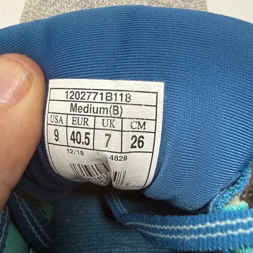 Brooks Ghost 11 Womens Running Shoes Grey Teal Blue 1202771B118 Size 9 - Picture 5 of 10